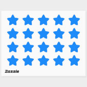 Azure (無地の色) 星シール (シート)