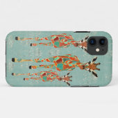 Azure & Amber Giraffes iPhoneケース Case-Mate iPhoneケース (裏面(横))