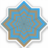 Azure and Ember Star シール (正面)