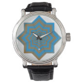 Azure and Ember Star 腕時計 (正面)