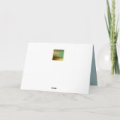 Azure Aster 花コレクション - 父の日のカード シーズンカード (裏面)