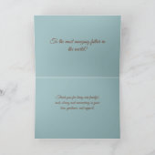 Azure Aster 花コレクション - 父の日カード シーズンカード (内部)