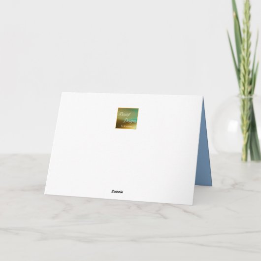 Azure Aster Flowersコレクション – アニバーサリーカード シーズンカード (裏面)