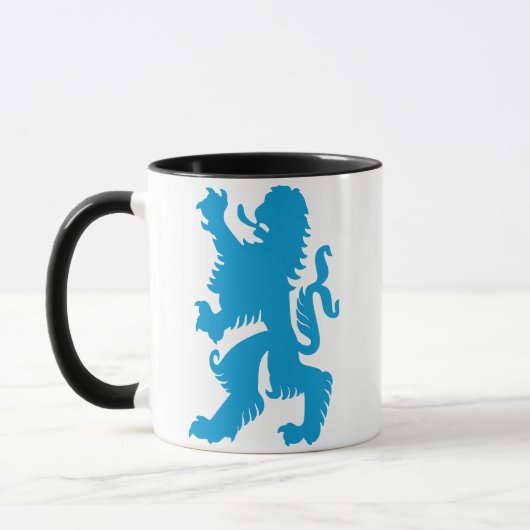 Azure Bavarian Lion マグカップ (左)
