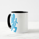 Azure Bavarian Lion マグカップ (正面左)
