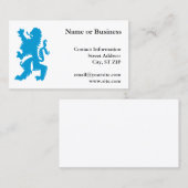 Azure Bavarian Lion 名刺 (正面/裏面)