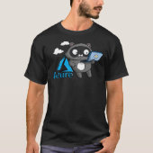 Azure Bit RaccoonとMicrosoft Surface クラシック T Tシャツ (正面)