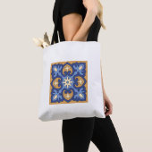 Azure Bloom Handbag トートバッグ (クローズアップ)