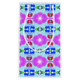 Azure Bloom Kaleidoscope スモールペーパーバッグ