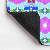 Azure Bloom Kaleidoscope マウスパッド (コーナー)