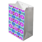 Azure Bloom Kaleidoscope ミディアムペーパーバッグ (裏面アングル)