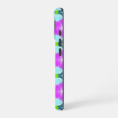 Azure Bloom Kaleidoscope iPhone 16ケース (左側面)