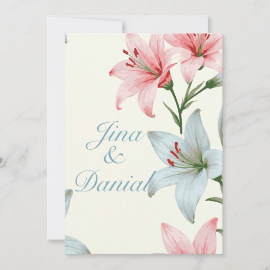 Azure Bloom V03 招待状 (正面)