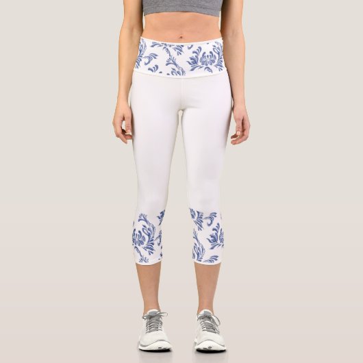 Azure Blossom Elegance Capris カプリレギンス (正面)