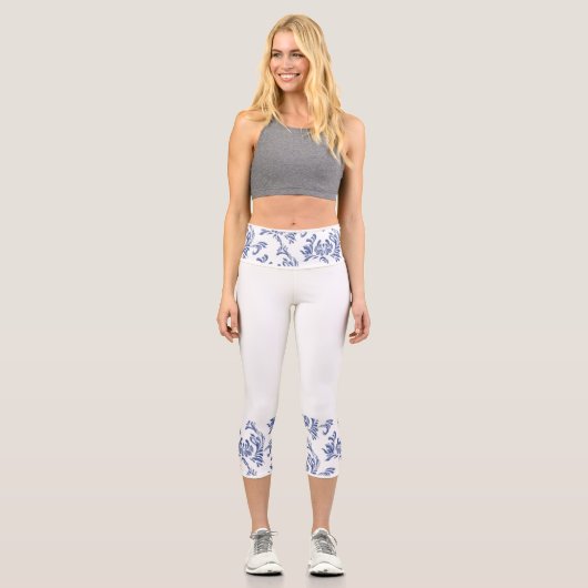 Azure Blossom Elegance Capris カプリレギンス (正面)