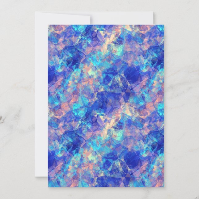 Azure Blueの縮れたテクスチャ (正面)