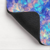 Azure Blueの縮れたテクスチャ マウスパッド (コーナー)