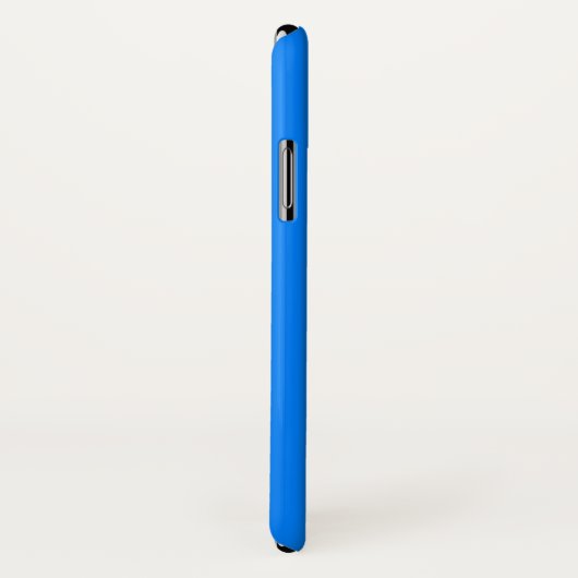 AZURE BLUEバックグラウン無地のドiPhone Xケース Case-Mate iPhoneケース (裏面/右)