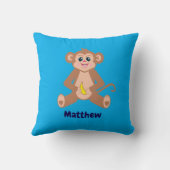 Azure Blue Coxionのサル クッション (裏面)