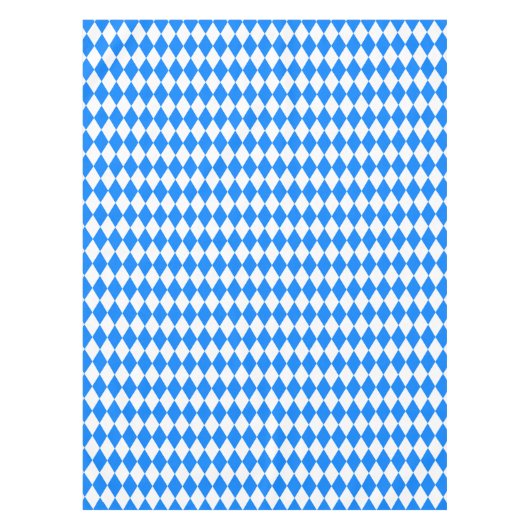 Azure Blue Harlequin テーブルクロス (正面)