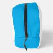 azure blue toiletry bag / Trousse de toilette azur ドップキット (右)