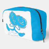 azure blue toiletry bag / Trousse de toilette azur ドップキット (右コーナー)
