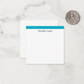 Azure Blue & Whiteプロフェッショナルユニーク クラシカル ノートカード (正面/裏面インサイチュ)
