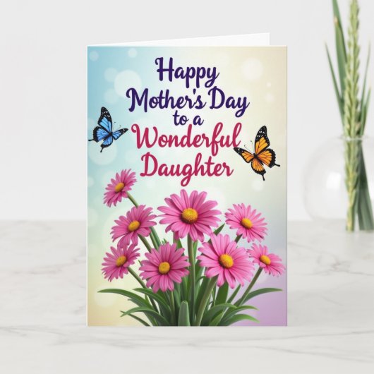 Azure Butterfly Mother Card カード (正面)
