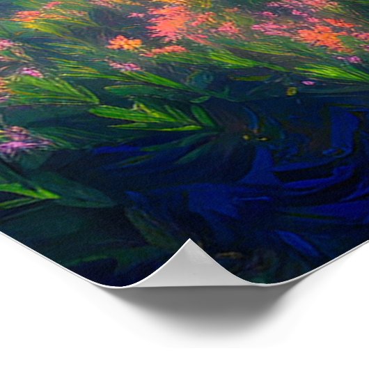 Azure Canopyの下に息をのむようなキャンバス ポスター (角)