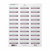 Azure Coastの開花差出人住所 ラベル (フルシート)