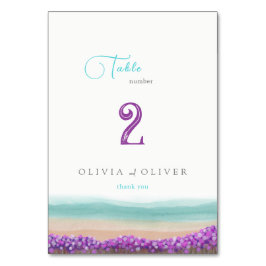 Azure Coast in 結婚開花 テーブルナンバー