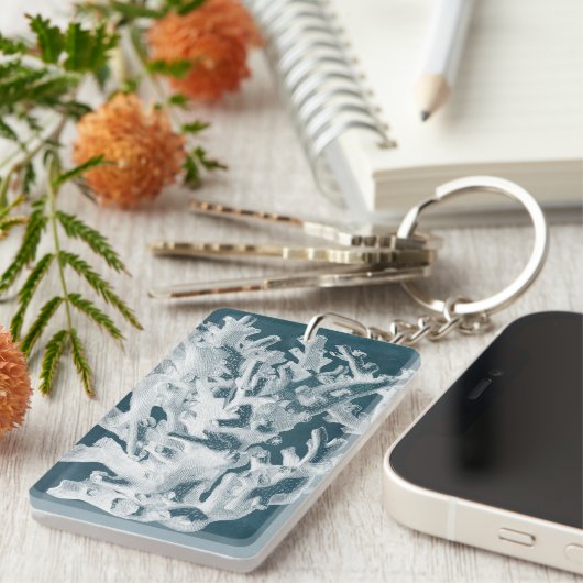 Azure Coral I キーホルダー (正面右)