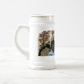Azure DragonとWhite Tiger。イラストレーション ビールジョッキ (左)