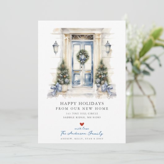 Azure Entrance New Home Moving 案内状 (スタンド正面)