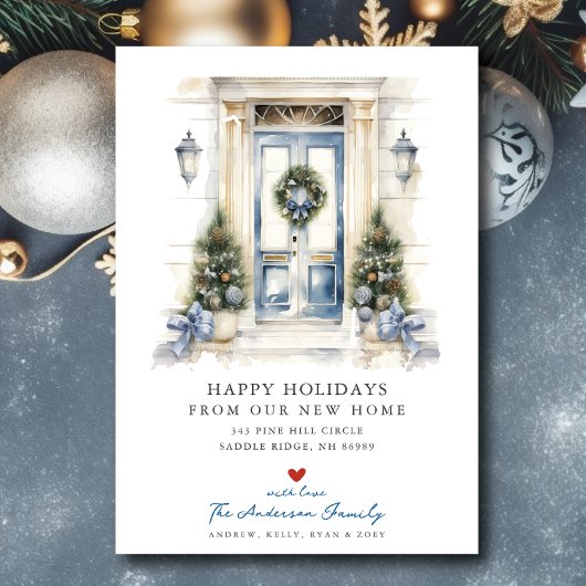 Azure Entrance New Home Moving 案内状