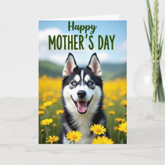 Azure Eyes Mothers Day Card カード (正面)