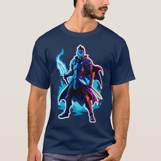 Azure Flame Guardian Tシャツ (正面)