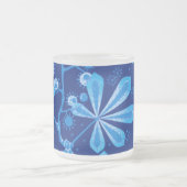 Azure Frost Flower Mug フロストグラスマグカップ (中央)