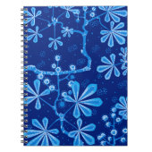 Azure Frost Flower Notebook ノートブック (正面)