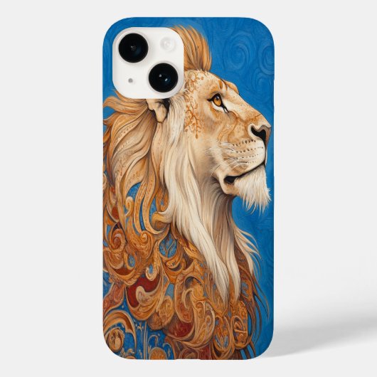 🦁 🔵 Azure King Case-Mate iPhoneケース (裏面)