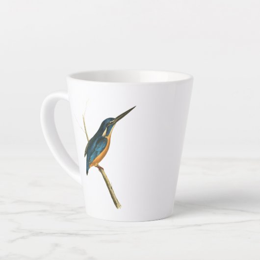 Azure Kingfisher カフェラテマグ (左アングル)