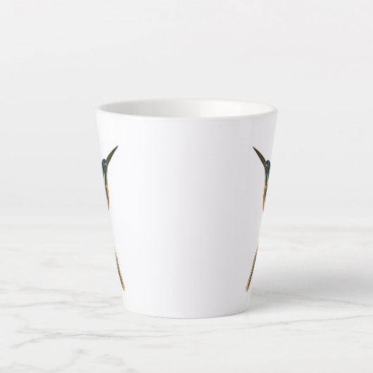 Azure Kingfisher カフェラテマグ (正面)