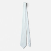 Azure Mist Blue & Seashell White Pinstripes ネクタイ (正面)