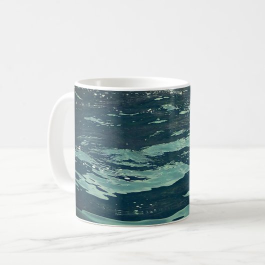 Azure Oceans Mug コーヒーマグカップ (正面左)