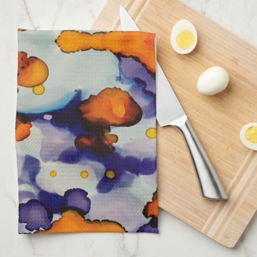 Azure Pumpkin キッチンタオル (四つ折り)