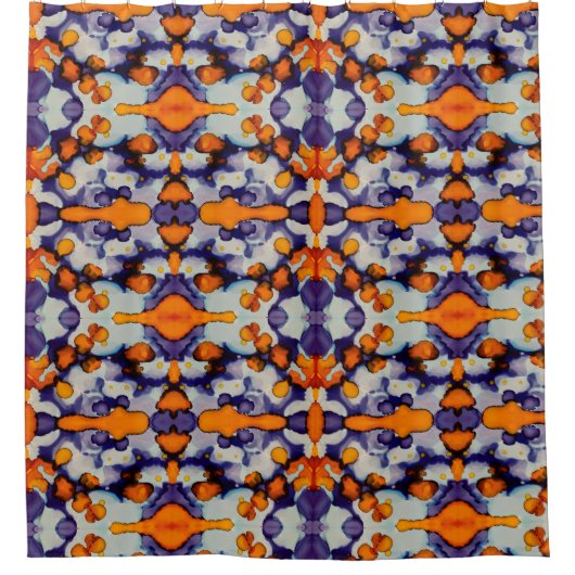 Azure Pumpkin シャワーカーテン (正面)