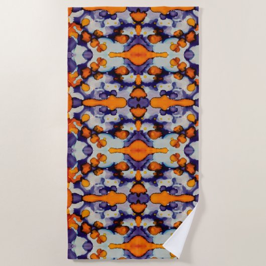 Azure Pumpkin ビーチタオル (正面)