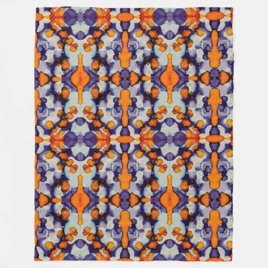 Azure Pumpkin フリースブランケット (正面)