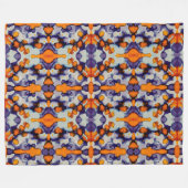 Azure Pumpkin フリースブランケット (正面(横))