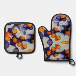 Azure Pumpkin 鍋つかみ&鍋敷きセット
